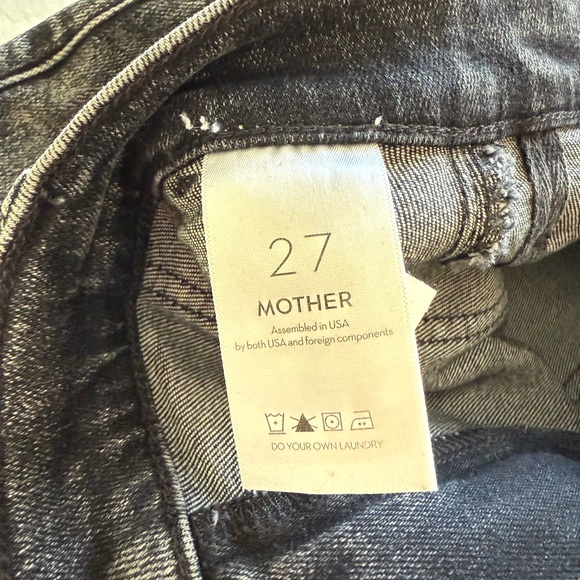 MOTHER Wrapper Patch Spingy Ankle Jogger Jeans (color: Train Stops) - Picture 4 of 7